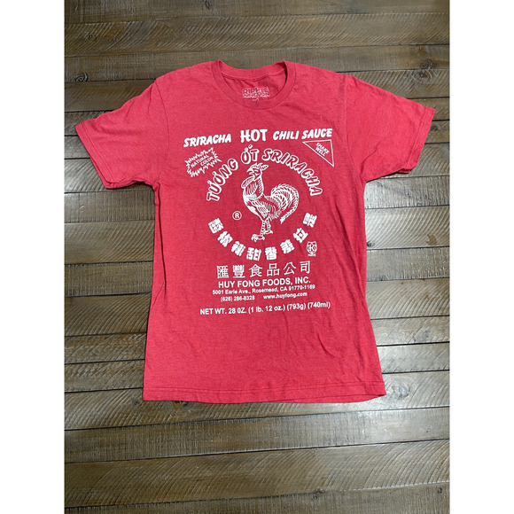 Ripple Junction Sriracha Hot Chili Sauce T-Shirt SMALL - Picture 1 of 5